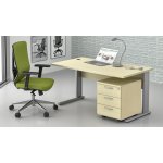 NABYTEK-DESIGNOVY.CZ - ZEP 1.2 12 Sestava kancelářského nábytku Komfort 1.2 javor – Zboží Dáma