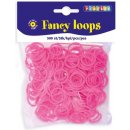 Playbox Gumičky FANCY LOOPS - samostatné gumičky 500ks růžové