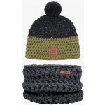 Doke Dětský set háčkovaný kulich arnie a nákrčník dark – Zbozi.Blesk.cz