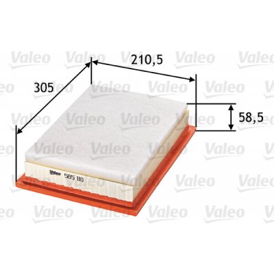 Vzduchový filtr VALEO 585110 – Hledejceny.cz