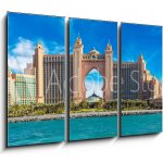 Obraz 3D třídílný - 105 x 70 cm - Atlantis, The Palm Hotel in Dubai Atlantis, The Palm Hotel v Dubaji – Zbozi.Blesk.cz