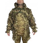 Kicking Mustang Maskovací plášť s kapucí KMCS Cloak Woodland Floor – Hledejceny.cz