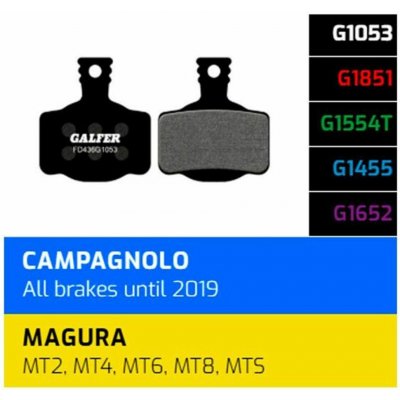 Galfer FD436 zelené magura MT2 4 6 8 campagnolo – Zboží Mobilmania