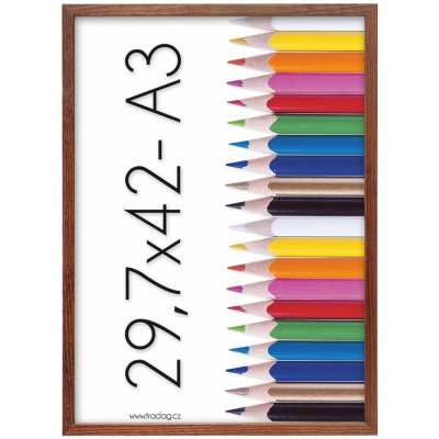 TRADAG Polaris hnědý 29,7 x 42 /A3/ plexi – Zboží Živě