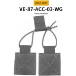 Wosport Gumička se suchým zipem na zajištění obsahu sumky šedá – Sleviste.cz