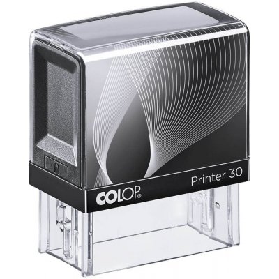 COLOP Samonamáčecí razítko Printer 30 Barva strojku: ČERNÁ, Barva inkoustu: FIALOVÁ – Zboží Mobilmania