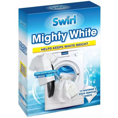 Swirl Mighty White ubrousky na bělení prádla 12 ks – Hledejceny.cz