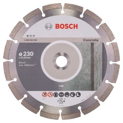 BOSCH 2608602200 / Diamantový řezací kotouč / Průměr 230 x 22.23 mm / Šířka řezu 2.3 mm (2608602200) – Zboží Mobilmania