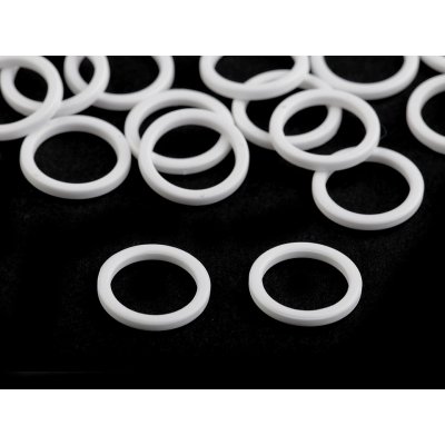 Pro Háčkování Posunovač / kroužek na podprsenku bílý 12 mm – Zboží Dáma