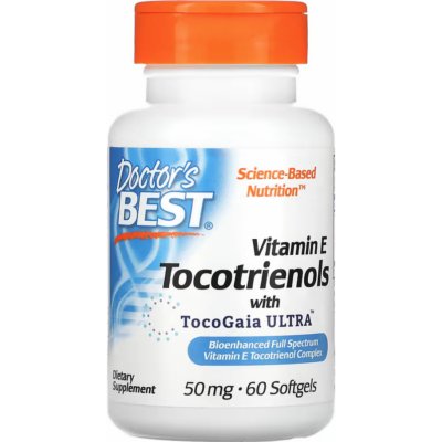 Doctor’s Best Vitamin E Tocotrienols 50 mg 60 softgelových kapslí – Hledejceny.cz