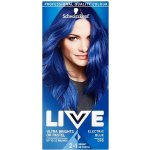 Schwarzkopf Live Ultra Brights or Pastel barva na vlasy 095 Electric Blue – Zboží Mobilmania