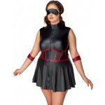 Cottelli Bondage Matte Look Mini Dress 2718448 – Zboží Dáma