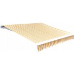 ZBXL Plachta na markýzu slunečnicová žluto-bílá 3 x 2,5 m (bez rámu) – Sleviste.cz