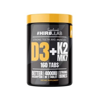 Hero.Pro Vitamin D3 + K2 MK7 160 kapslí – Hledejceny.cz