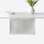 Goldea běhoun na stůl malaga - šedý 20x120 cm – Zboží Mobilmania