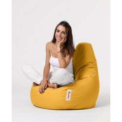 Atelier del Sofa Garden Bean Bag Drop L žlutá