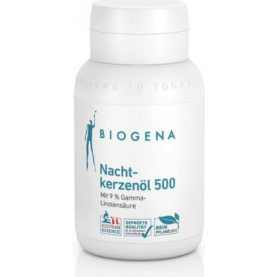Biogena Pupalkový olej 500 mg s 9% kyseliny gama-linolenové 60 kapslí – Hledejceny.cz