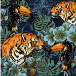 Ubrousek 33x33cm Tygříci – Sleviste.cz