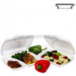 Menu box 2dílný bílý 245 x 195 x 70 mm 75632 – Hledejceny.cz