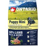 Ontario Puppy Mini Lamb & Rice 2,25 kg – Zboží Mobilmania