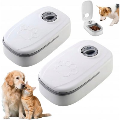 Bedee Automatický dávkovač krmiva plastový 700 ml – Zboží Dáma