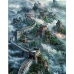 Norimpex diamantové malování Velká čínská zeď v mlze 30 x 40cm – Hledejceny.cz