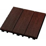 Rettenmeier WPC dlaždice zacvakávací 30 x 30 cm terrakota 4 ks – Hledejceny.cz
