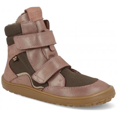 Froddo barefoot dětská zimní obuv Winter Tex pink/gold – Sleviste.cz