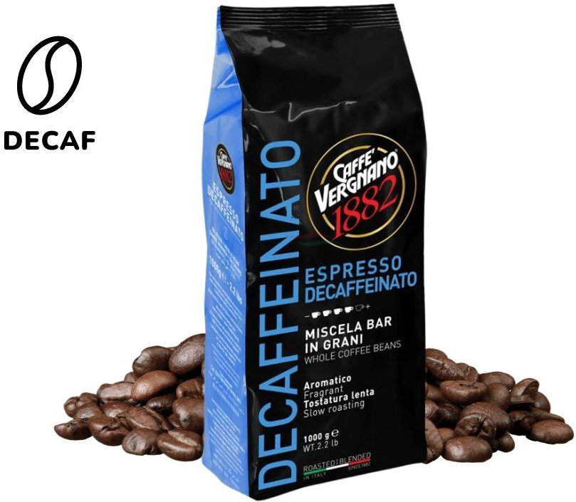 Vergnano Decaf bez kofeínu 1 kg