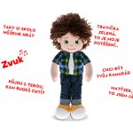 Panáček Matýsek měkké tělo 37 cm na baterie česky mluvící zelený – Hledejceny.cz