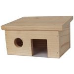 Truhlářství Zimný Domek pro myšku šikmá střecha ZV 121 14 x 8,5 x 9,5 cm – Hledejceny.cz