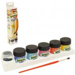 Barvy akrylové na keramiku a sklo 6 barev AYC01B – Zboží Dáma