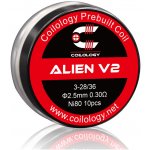 Coilology Předmotané spirálky Alien V2 Ni80 0,3ohm 10ks – Zbozi.Blesk.cz