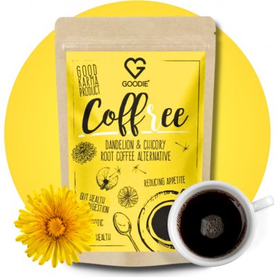 Goodie Coffree Pampelišková káva bez kofeinu z kořene pampelišky a čekanky 75 g – Sleviste.cz