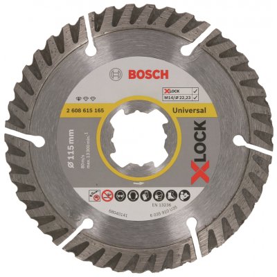 BOSCH X-LOCK Standard for Universal, 115 × 22,23 × 2 × 10 2.608.615.165 2.608.615.165 – Zboží Dáma