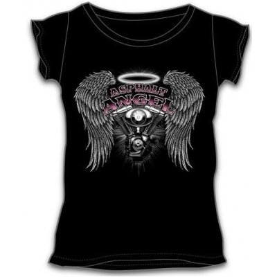 Dámské motorkářské tričko Asphalt Angel – Zboží Dáma