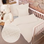 Biante Dětské povlečení Nature MSN-015 Krémové 90 x 120 40 x 60 cm – Zboží Dáma