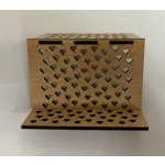 JWD Stojan na vizitky, dřevěný, 9 x 6 cm – Zboží Živě