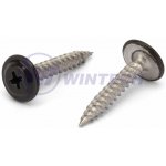 Šroub RAM hlava GMZ-S 4,2x25 A2 RAL 8019 Balení: 250 ks SCBBB42025AHO0 – Hledejceny.cz