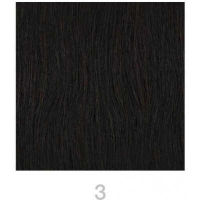 Balmain Double Hair,3 aplikační metody-KERATIN,MICRO RING,CLIP IN-40cm Tmavě hnědá 3