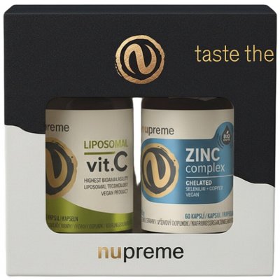Nupreme Liposomal vit.C kapslí.30+Zinc complex 60 kapslí – Hledejceny.cz