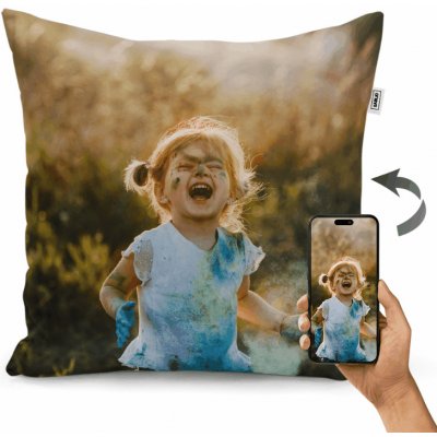 Sablio Polštář s vlastní fotografií 50x50 – Zboží Dáma