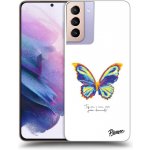 Picasee silikonové Samsung Galaxy S21+ 5G G996F - Diamanty White černé – Zbozi.Blesk.cz