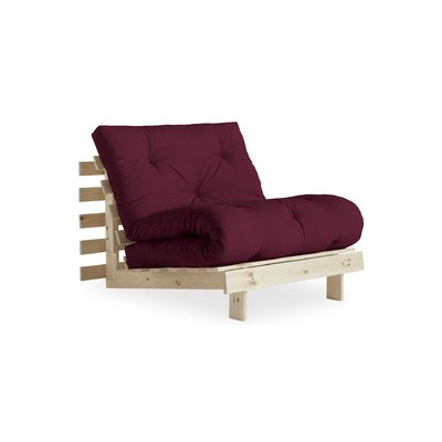 Karup Root raw bezbarvé futon bordeaux 710