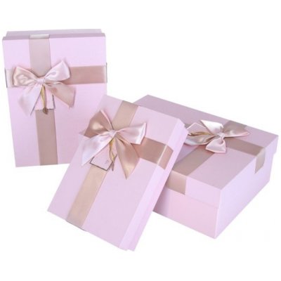 Dárkové krabičky LUX sada 3ks, 25P041 – Zboží Živě