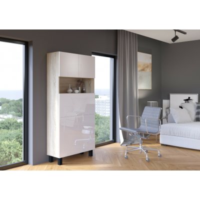 BIM Homi dub sonoma / bílý – Zboží Dáma