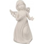 Anděl Přerov Anděl se srdcem porcelánový 9 x 17,5 x 10 cm – Hledejceny.cz