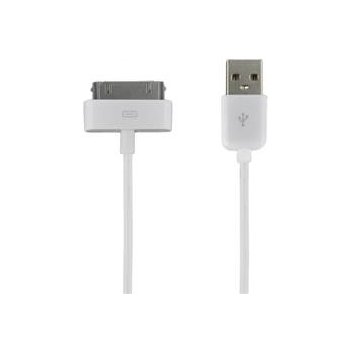 4World 07932 Kabel USB 2.0 iPad / iPhone / iPod přenos dat/nabíjení, 1m, černý