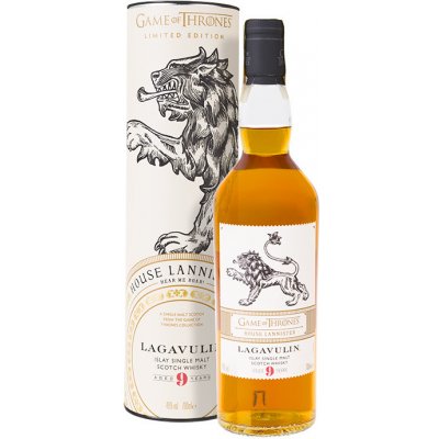 Lagavulin 9y Game of Thrones House Lannister 46% 0,7 l (tuba)