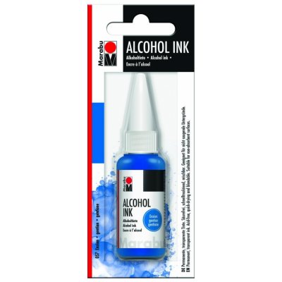 Marabu Alkoholový inkoust/modrý 20 ml – Zboží Dáma